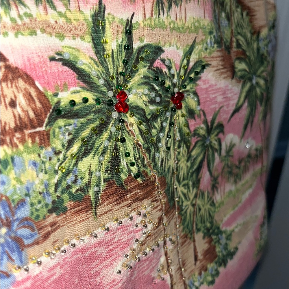 Fossil Forever Vintage Tropical Beaded Detailing Shoulder Bag - Picture 9 of 13